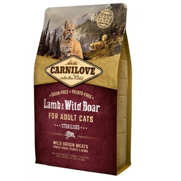 Brit Carnilove Cat Lamb & Wild Boar recenze a test