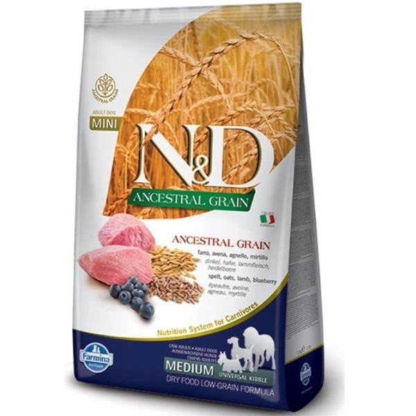 N&D LG DOG Puppy M/L Lamb & Blueberry recenze a test