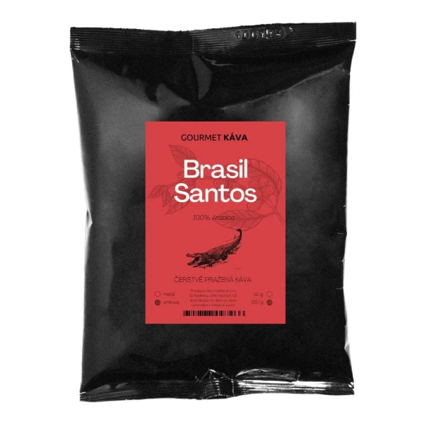 Gourmet Káva Brazílie Santos recenze a test